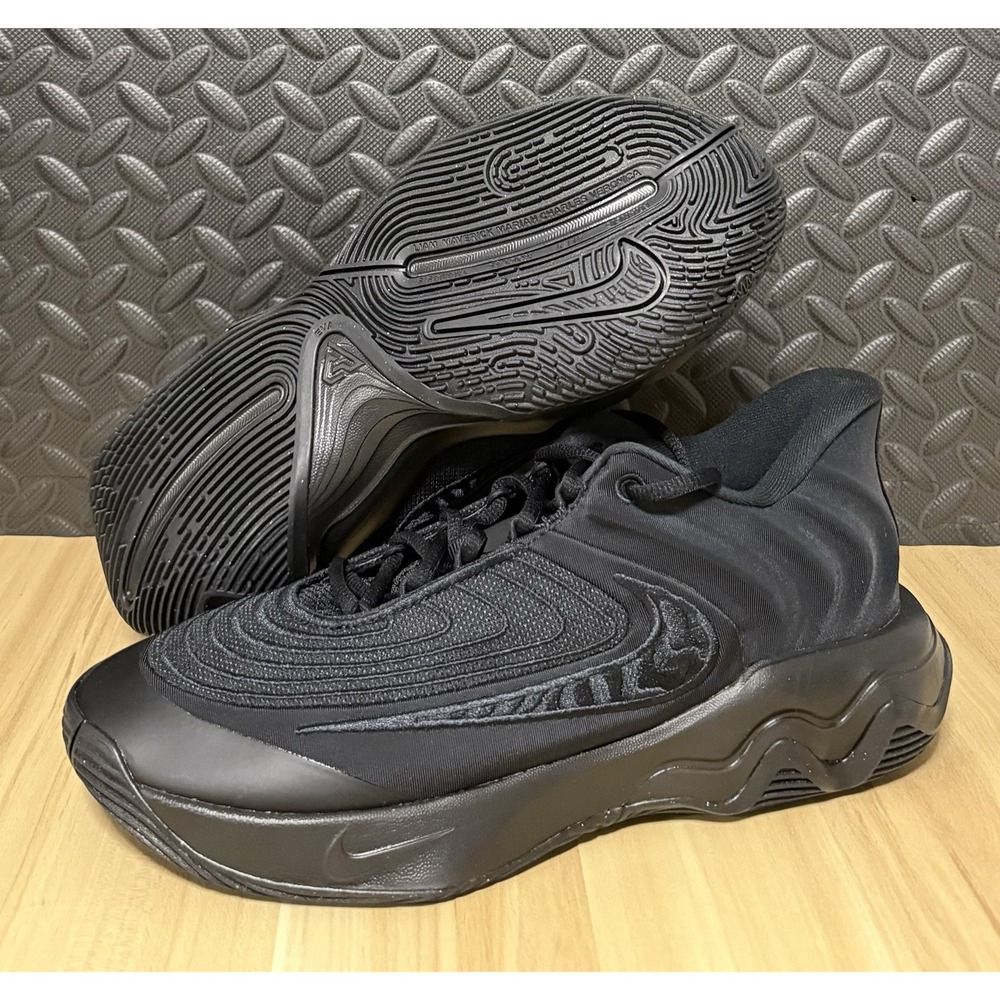 Nike Giannis Immortality 4 Basketball Shoes Triple Black FQ3680 003 Men Size 9